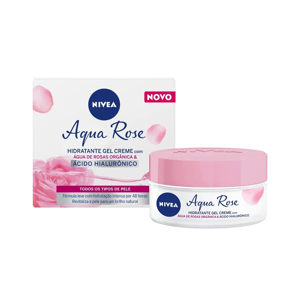 Hidratante Nivea Aqua Rose 50ml Gel Creme