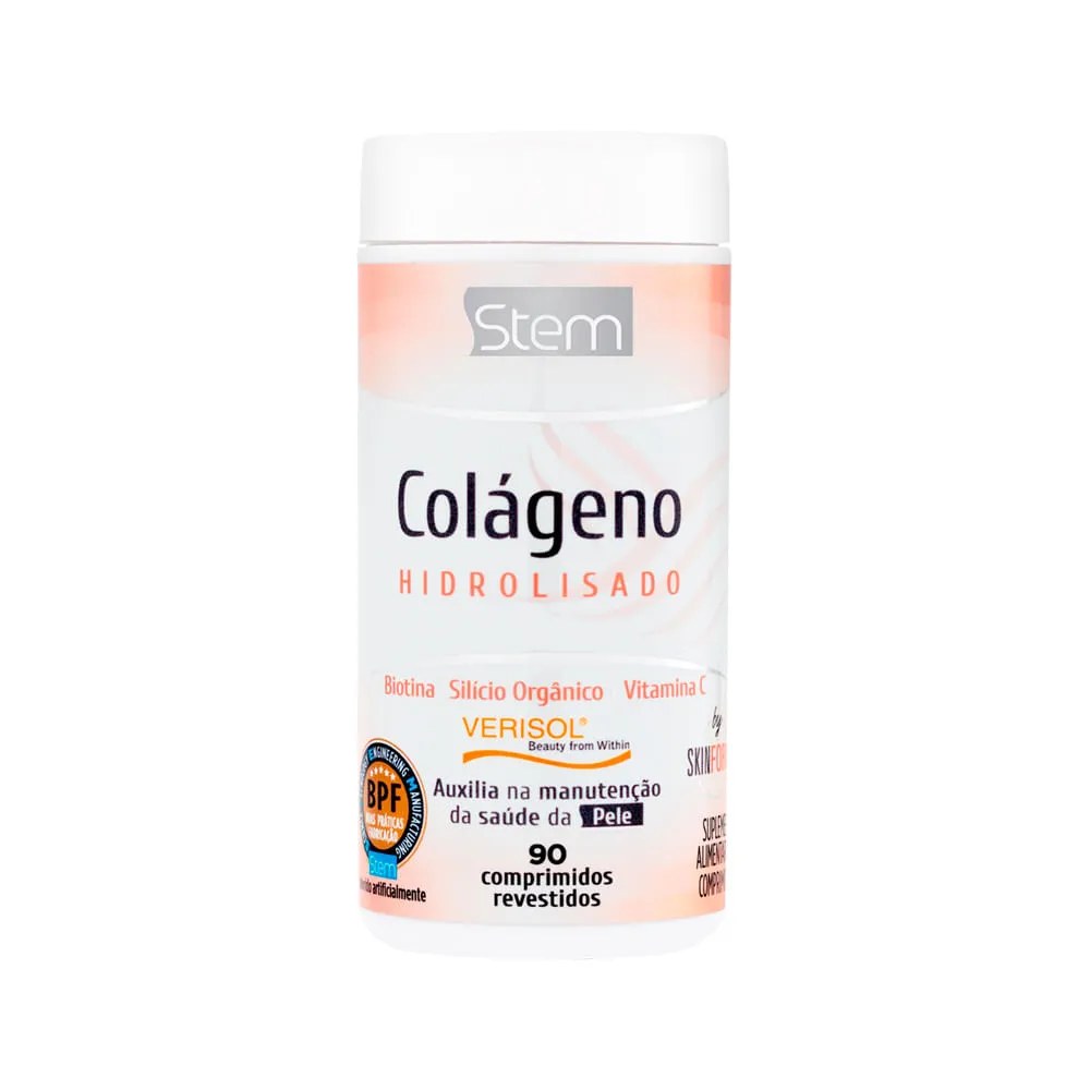 Colageno Hidrolisado Verisol Com 90 Comprimidos Revestidos Stem