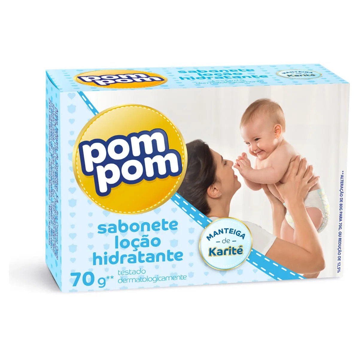 Sabonete Pom Pom Loção Hidratante 70g