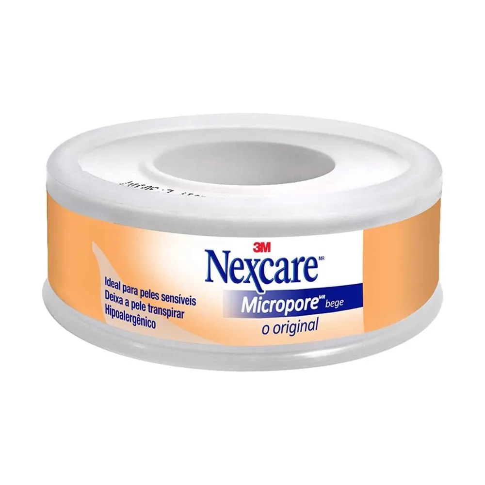 Fita Micropore 3m Nexcare Bege 12mmx4,5m