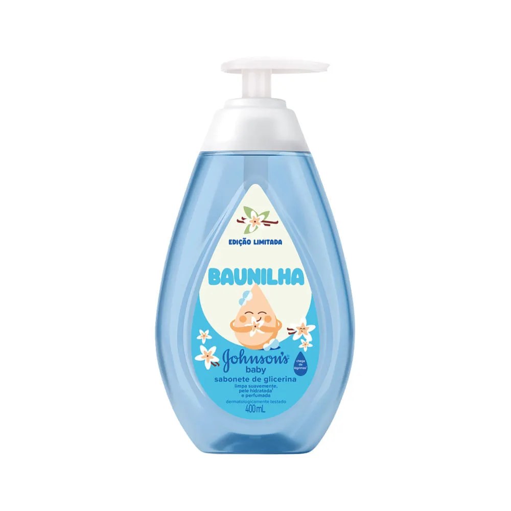 Sabonete Liquido Johnson´s Baby Baunilha Com Glicerina 400ml