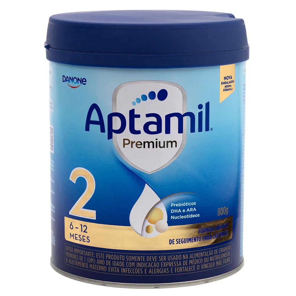 Fórmula Infantil Aptamil Premium 2 800g 6-12 Meses