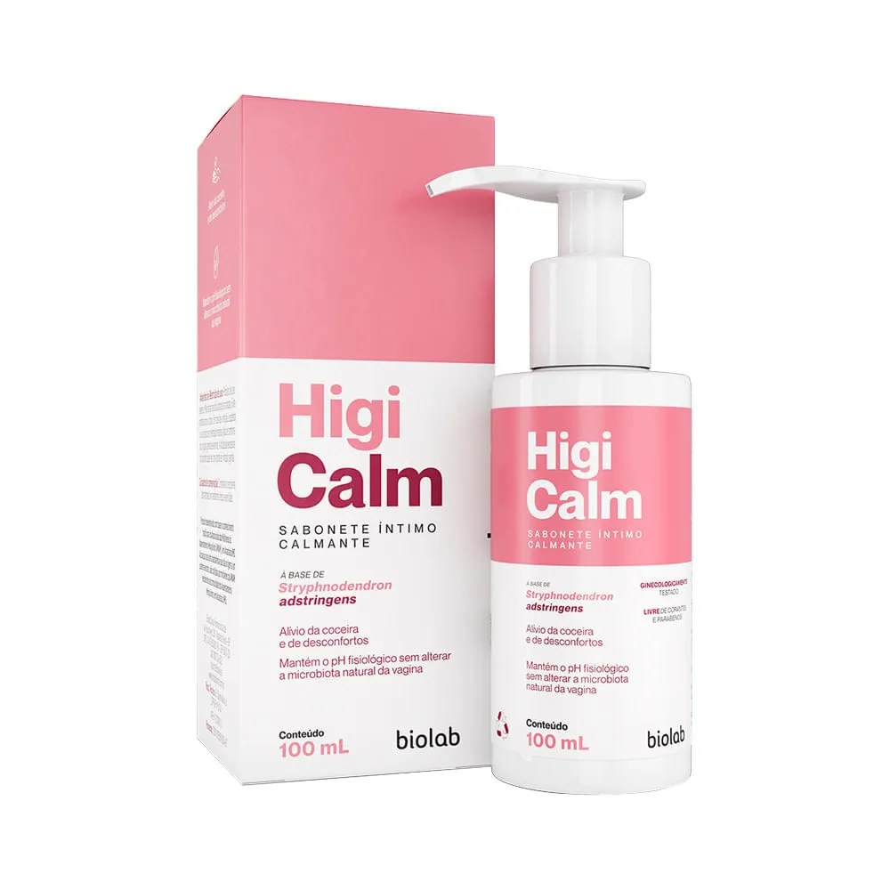 Sabonete Liquido Intimo Biolab Higicalm 100ml
