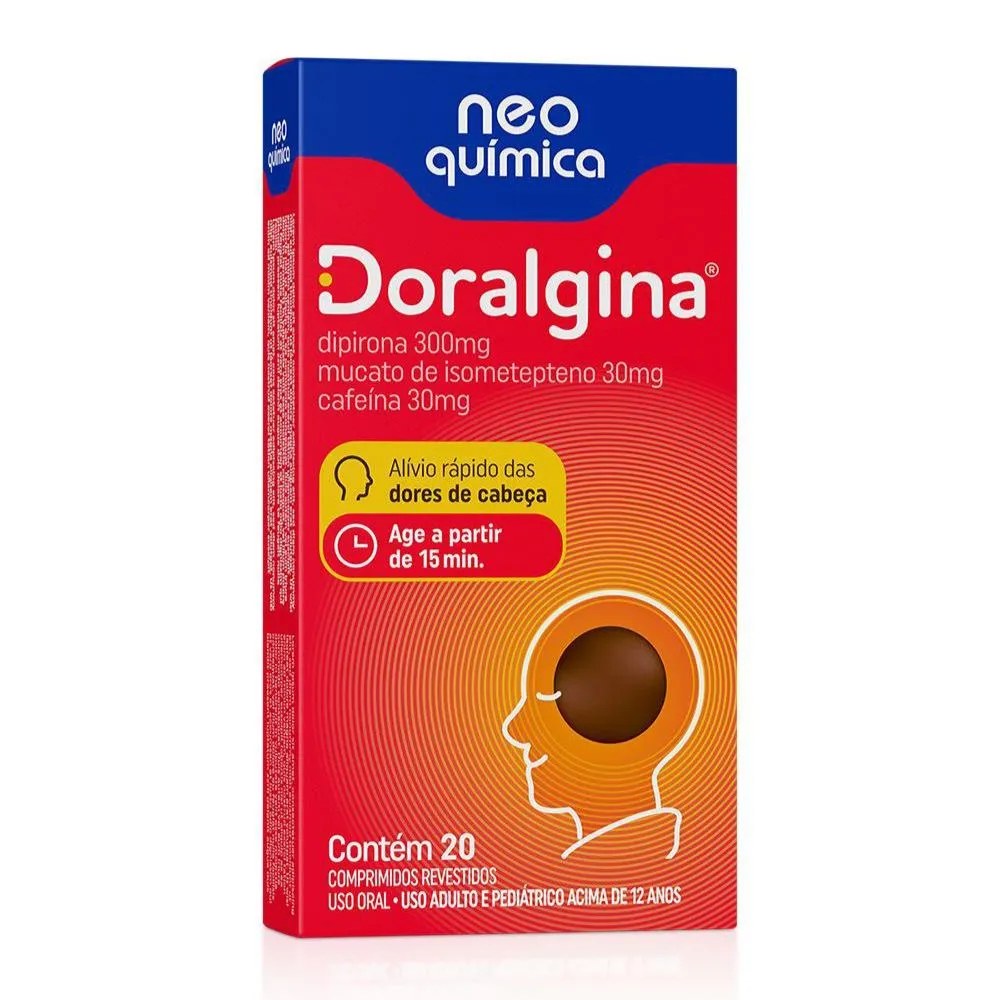 Analgésico Doralgina 20 Comprimidos