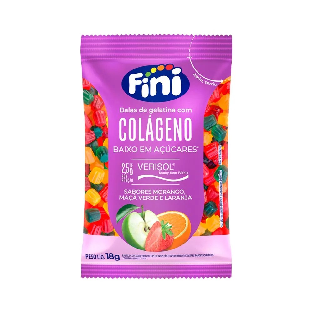 Bala Fini Colageno Verisol 18gr