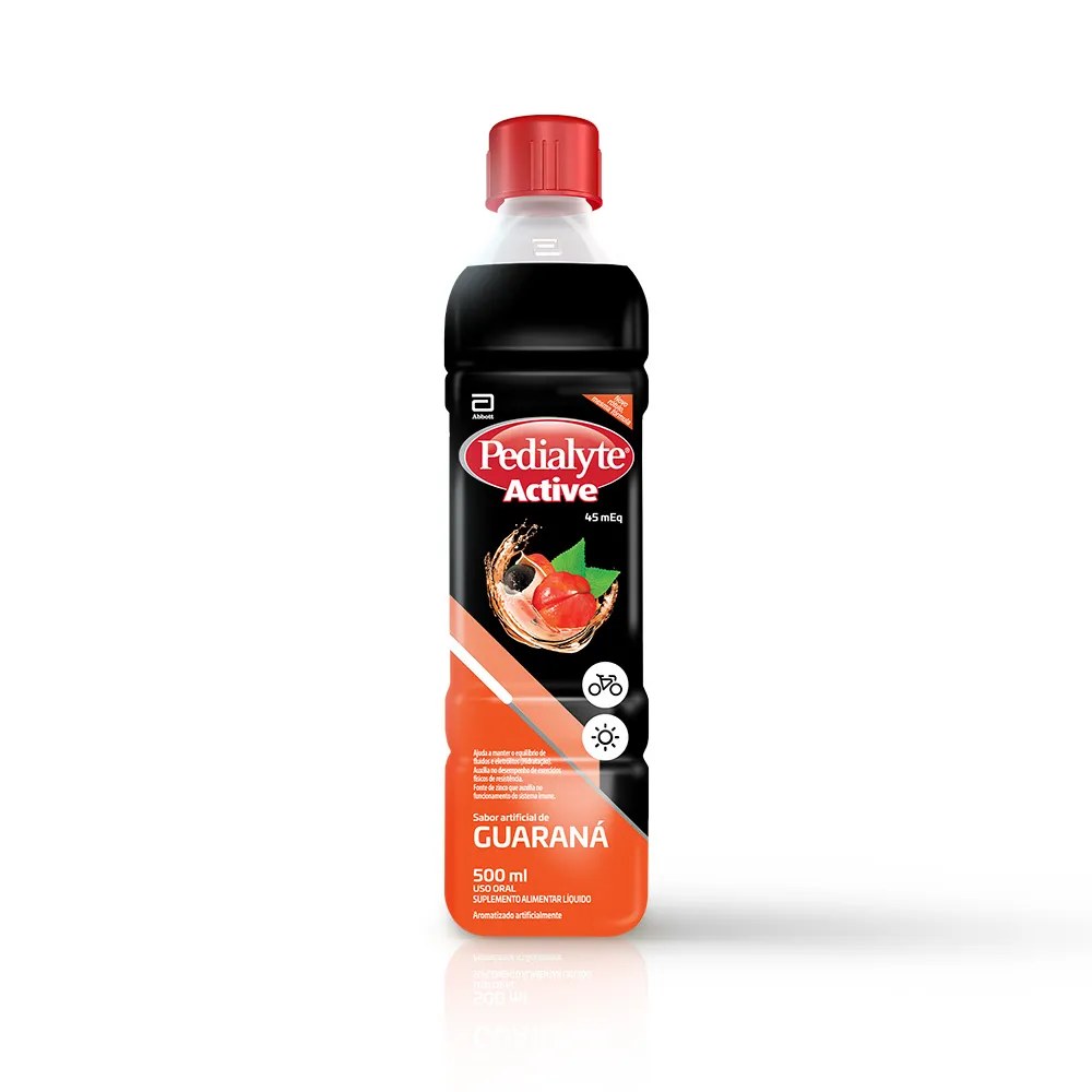 Suplemento Alimentar Líquido Pedialyte Active Guaraná 500ml