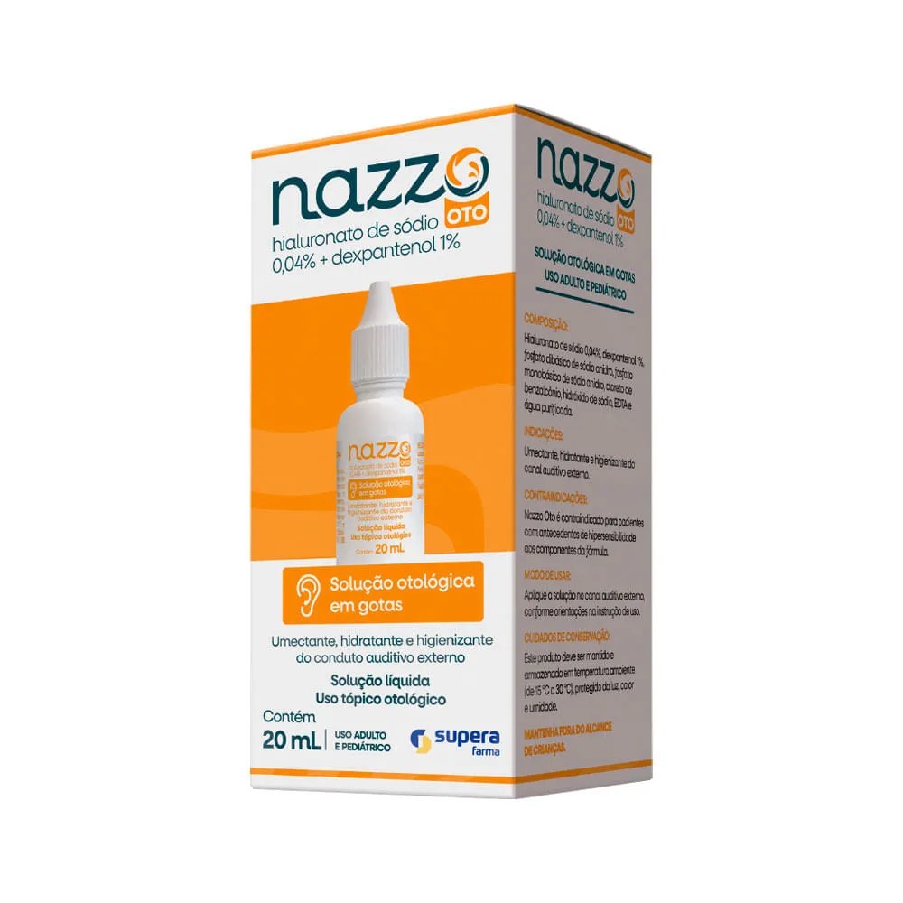 Nazzo Oto Solucao Otologica 20ml