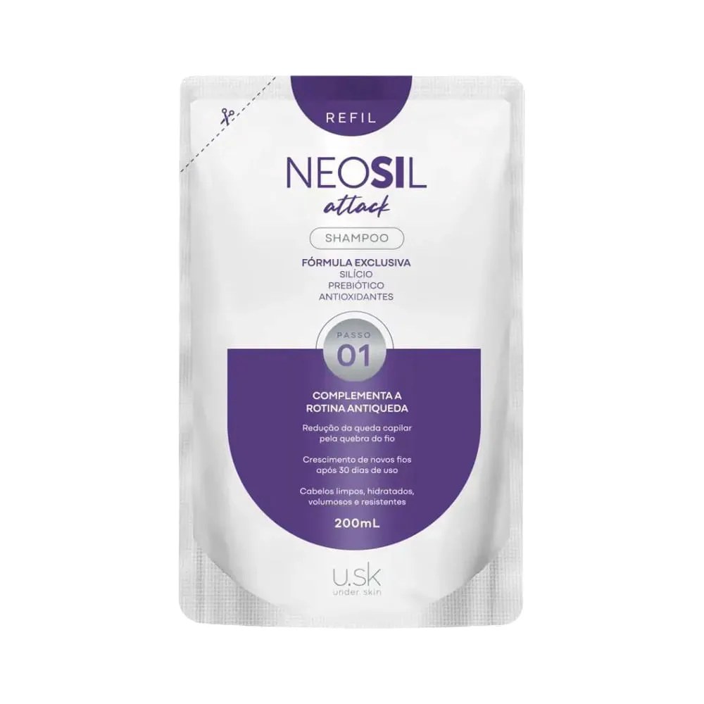 Shampoo Neosil Attack Antiqueda Refil 200ml