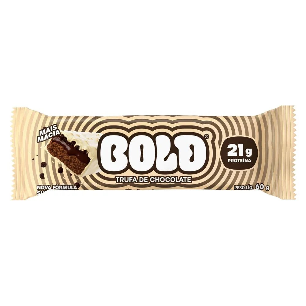 Barra De Proteína Bold Trufa De Chocolate 60g