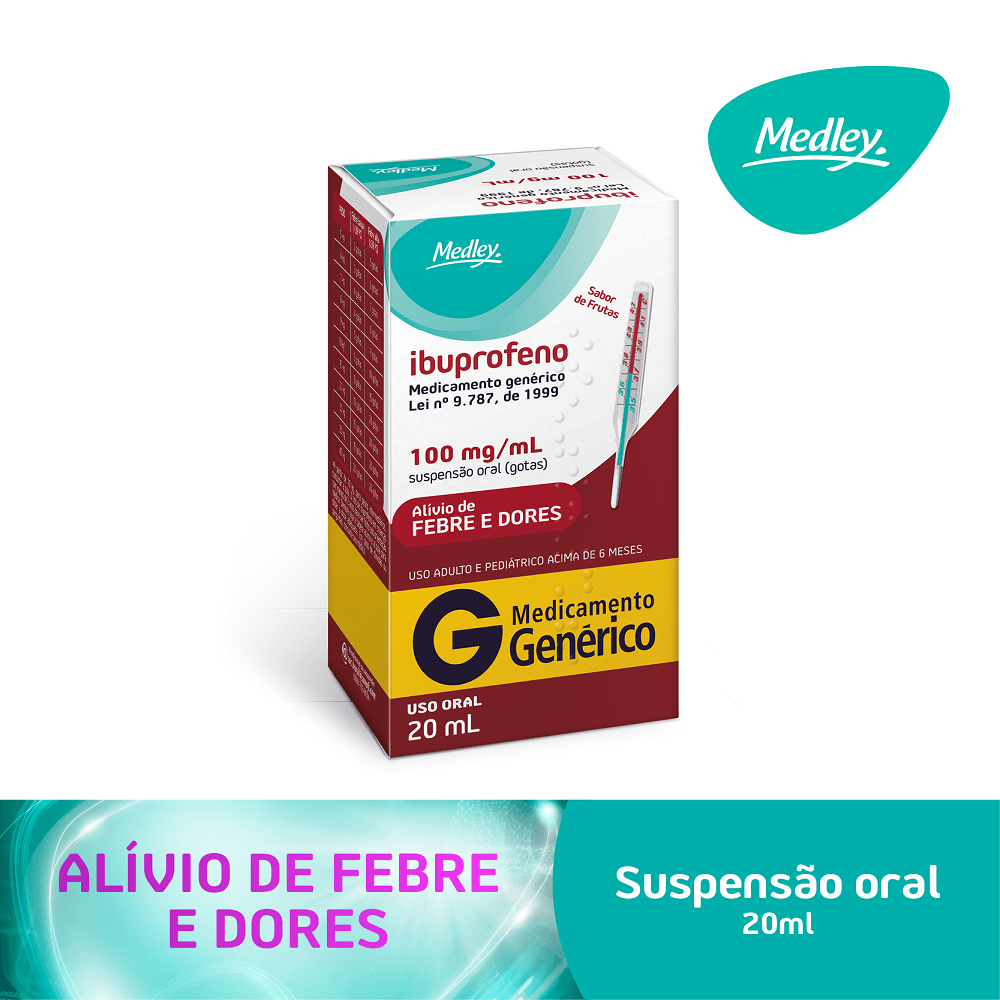 Ibuprofeno Medley 100mg/ml Gotas 20ml