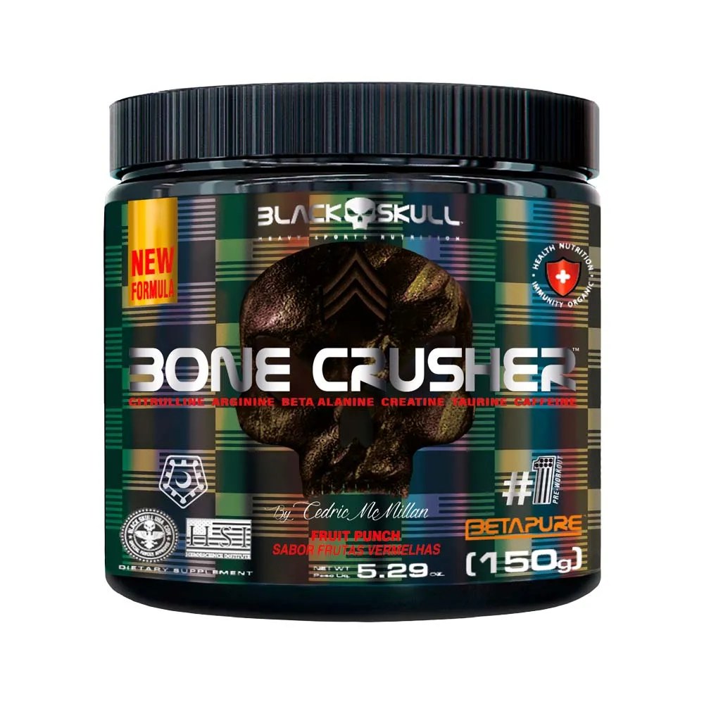 Black Skull Bone Crusher 150gr Frutas Vermelhas