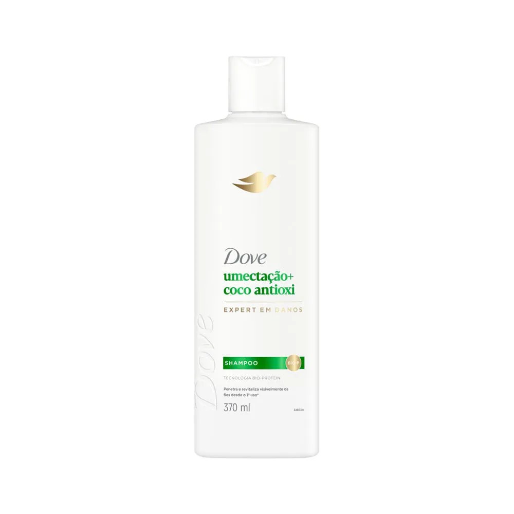 Shampoo Dove Umectação + Coco Antioxi Frasco 370ml