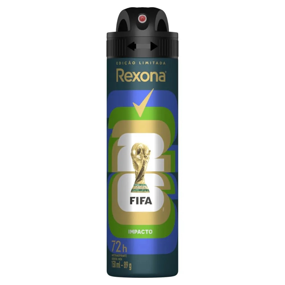 Antitranspirante Aerossol Rexona Men Impacto 150ml