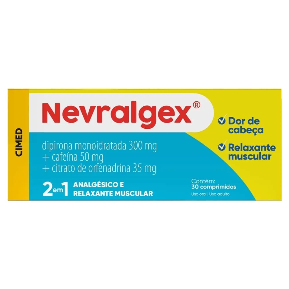 Nevralgex Com 30 Comprimidos