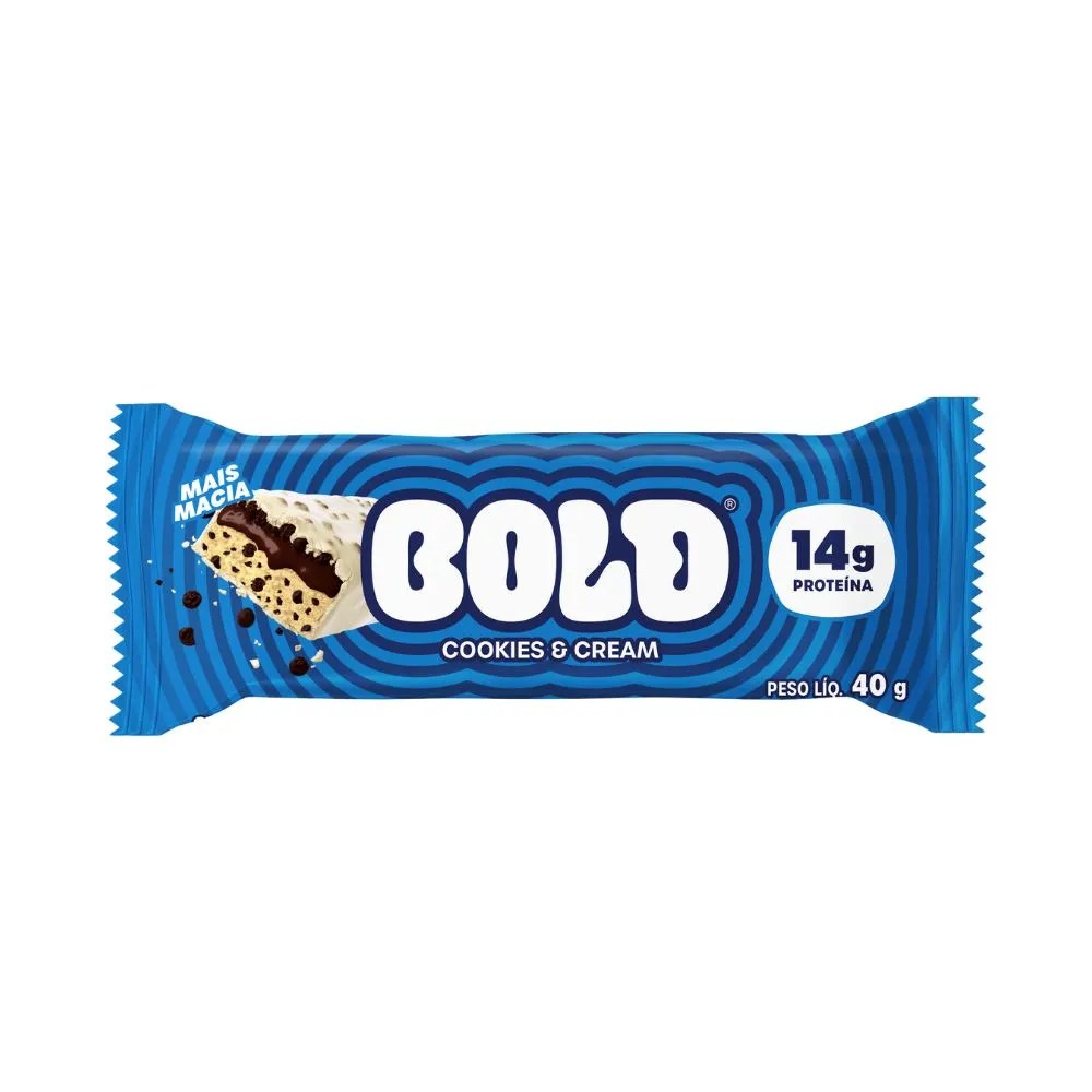 Barra De Proteina Bold Cookies E Cream 40gr
