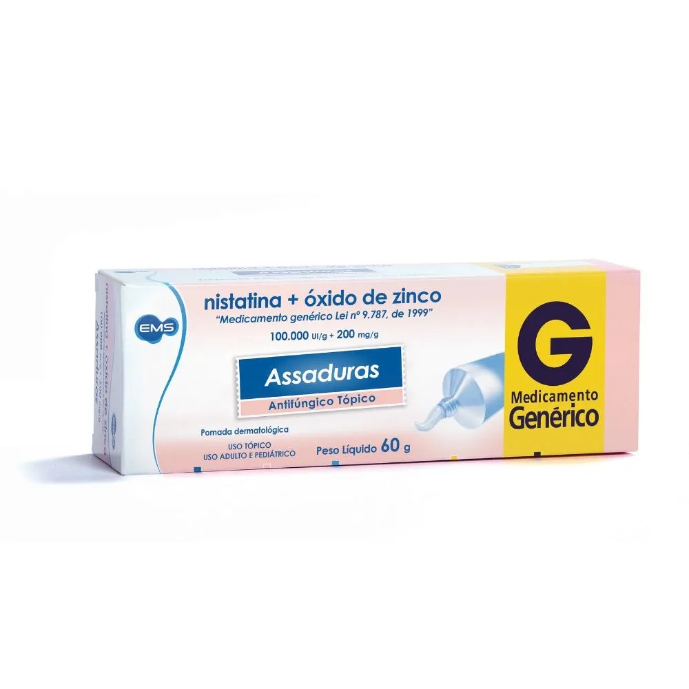 Nistatina + Óxido De Zinco Ems Pomada 60g