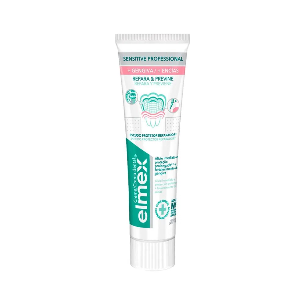 Creme Dental Elmex Sensitive + Gengiva 110gr