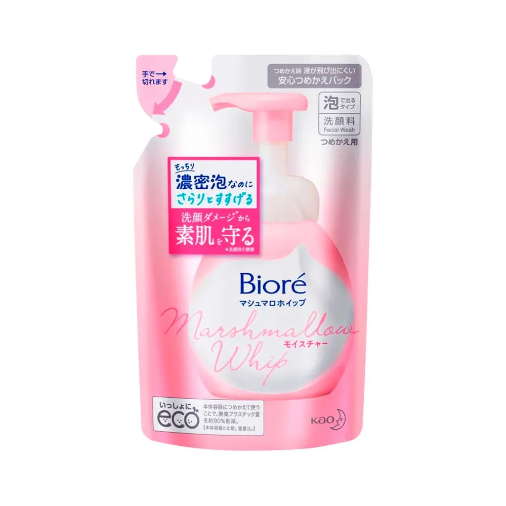 Biore Espuma De Limpeza Facial Marshmallow Whip Refil 130ml
