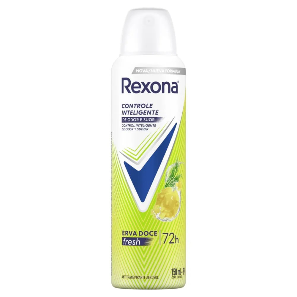 Antitranspirante Aerossol Rexona Erva-doce Fresh 150ml