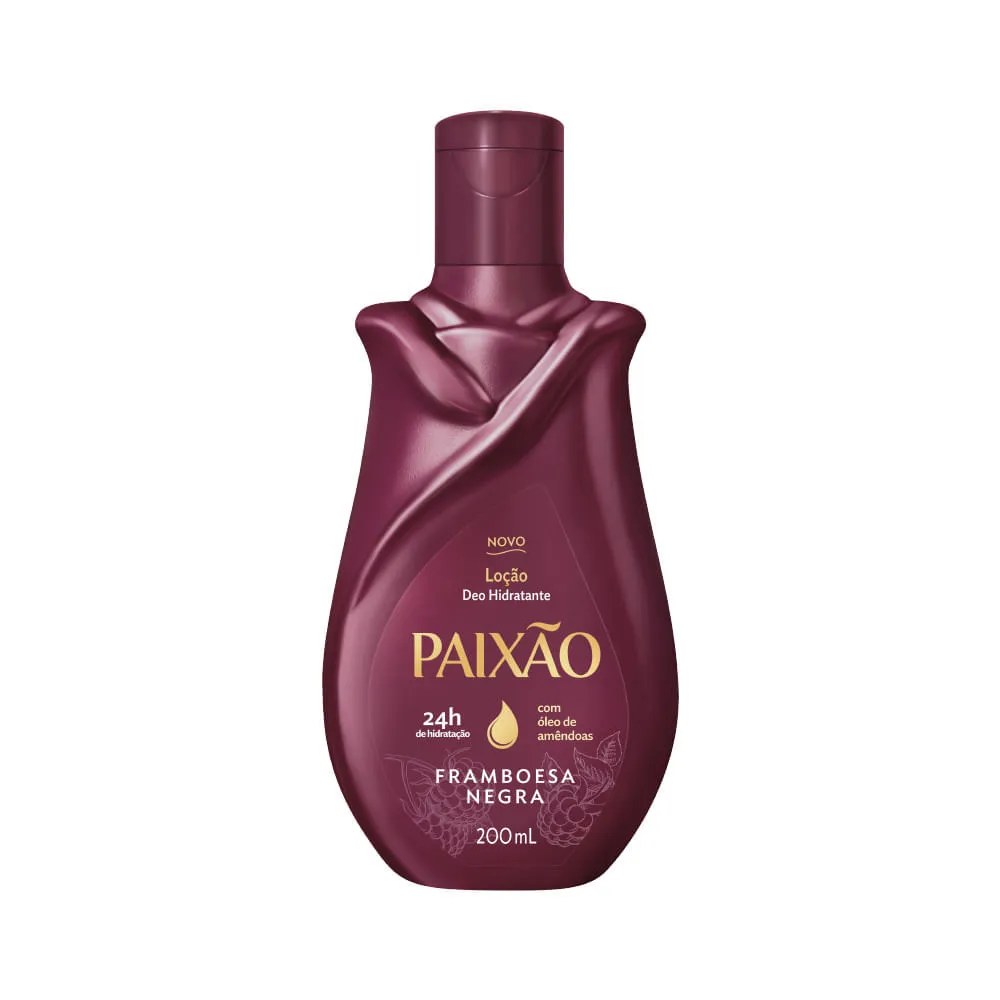 Locao Paixao 200ml Framboesa Negra