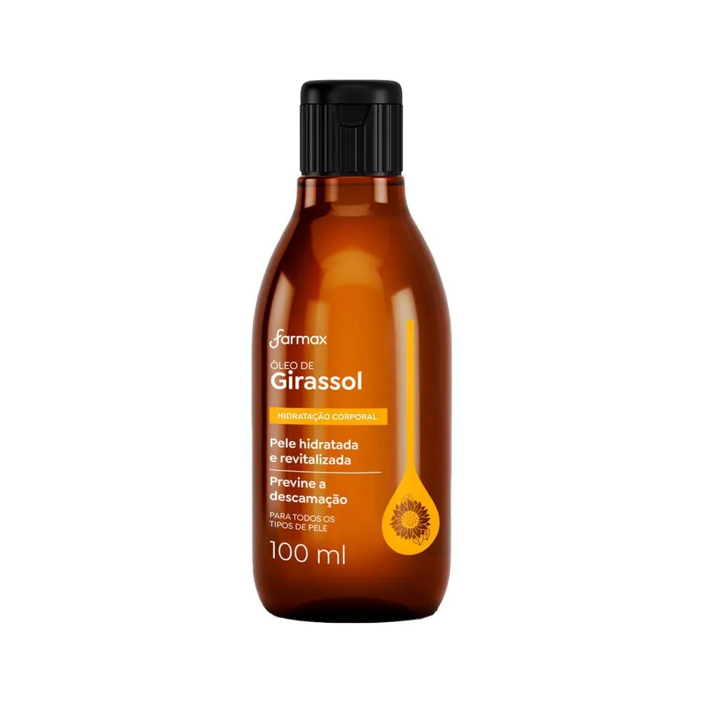 Oleo Hidratante Corporal Farmax 100ml Girassol
