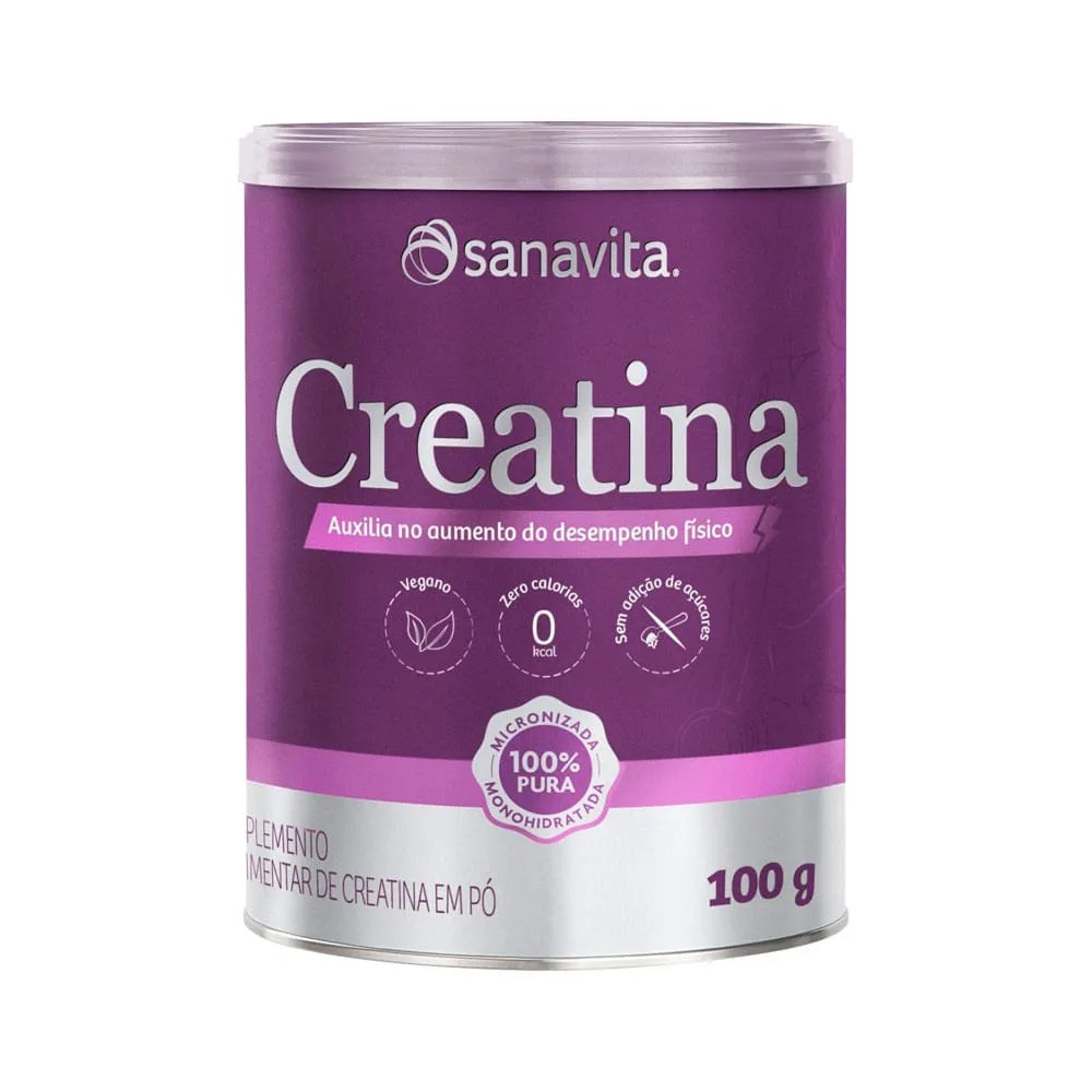 Sanavita Creatina 100% Pura Monohidratada 100g