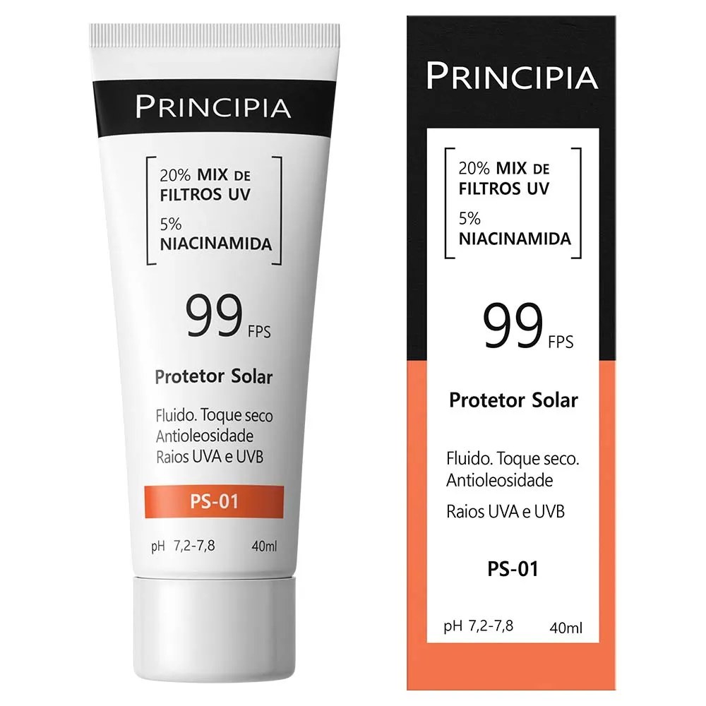 Protetor Solar Facial Principia Ps-01 Fps99 40ml