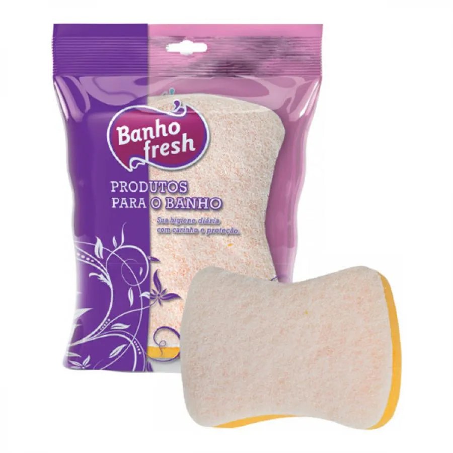 Esponja Banho Fresh Dupla Face