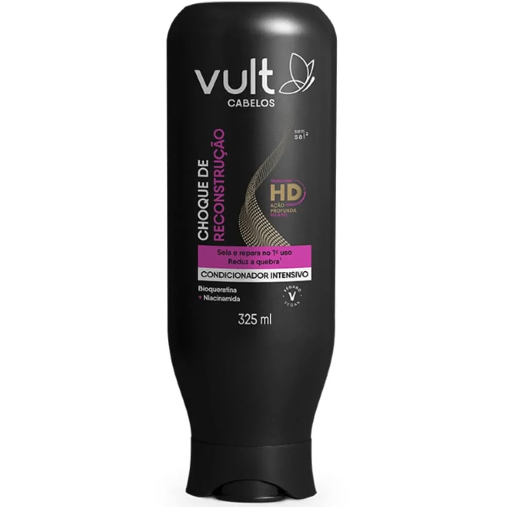 Condicionador Vult Cab 325ml Choque Reconstrucao