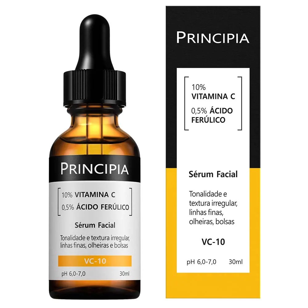 Serum Facial Vitamina C + Acido Ferulico Principia Vc-10 30ml