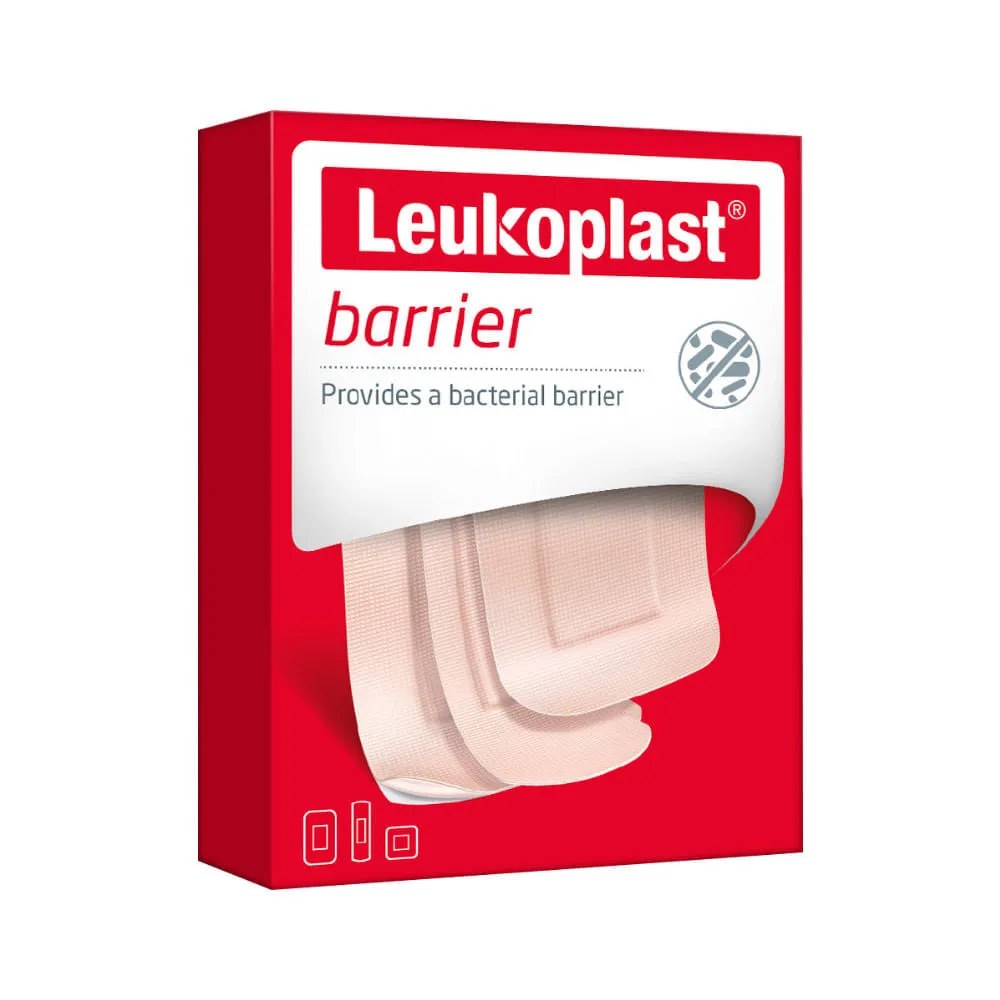 Curativo Leukoplast Com 20 Adesivos Barrier Sortidos