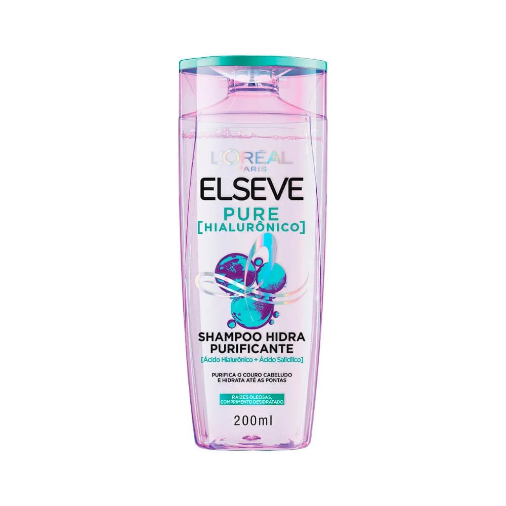 Shampoo Elseve 200ml Pure Hialuronico