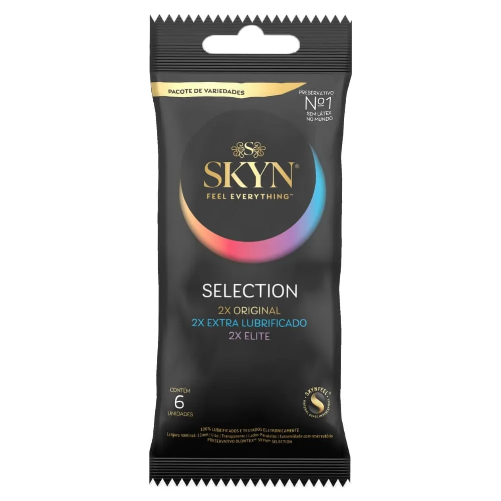 Preservativo Blowtex Skyn Selection Com 6 Unidades