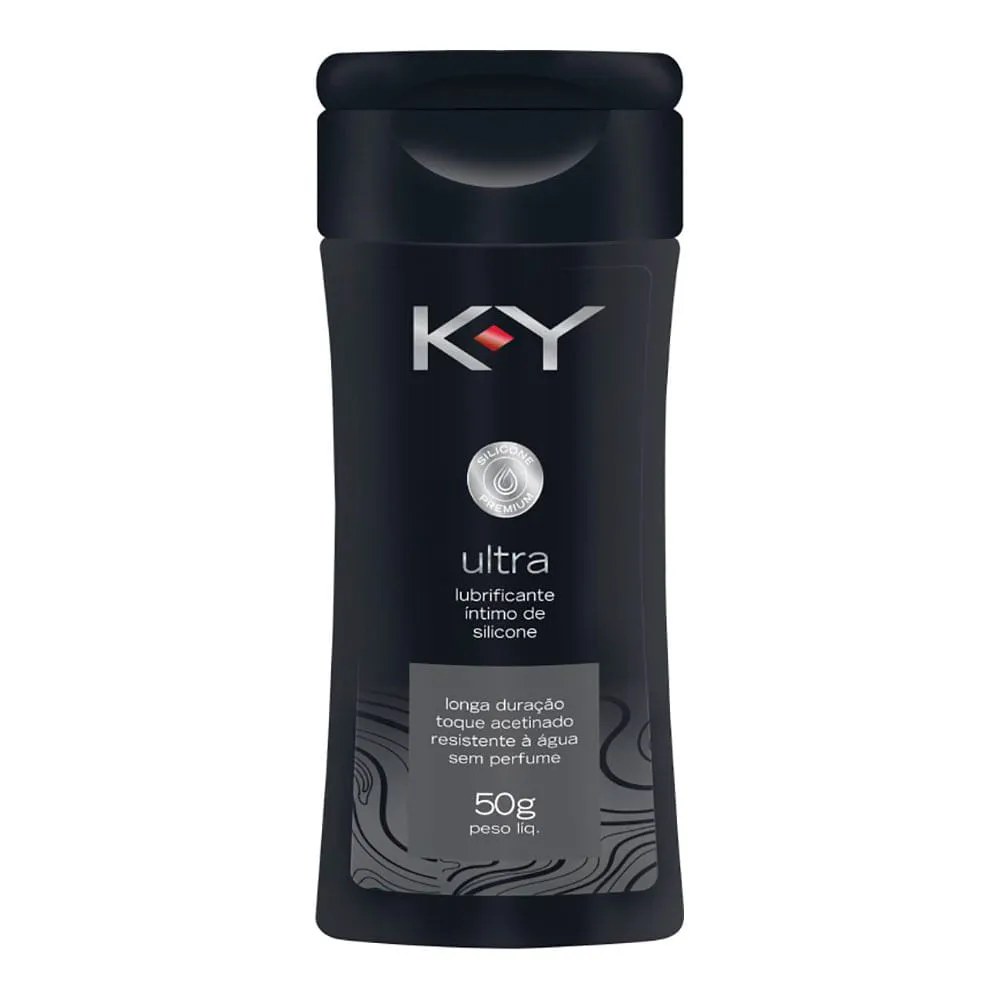Lubrificante Intimo De Silicone Ky Ultra 50 Gramas Gel Sem Perfume