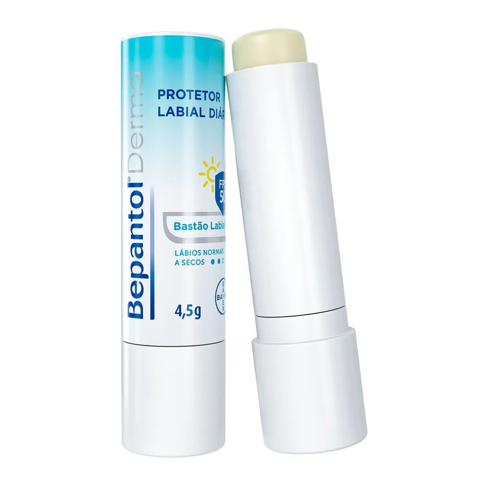 Protetor Labial Em Bastão Fps 50 Bepantol Derma 4,5g