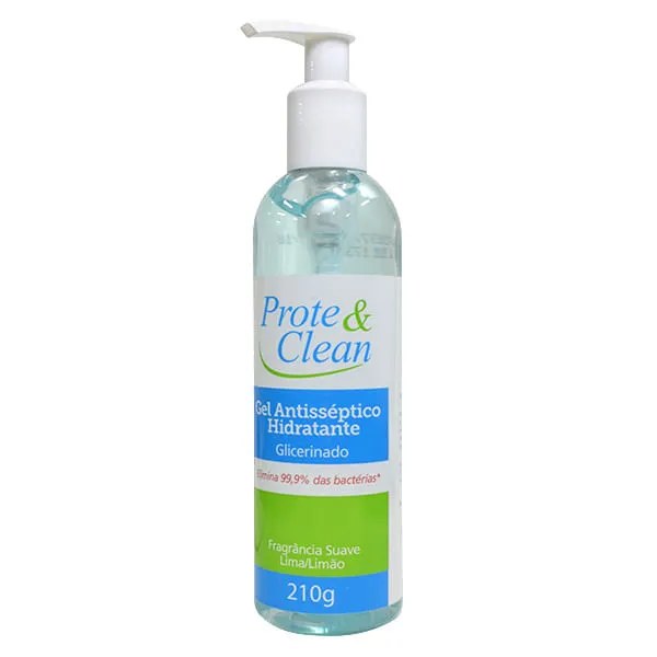 Gel Antisséptico Hidratante Prote E Clean Limão 210g