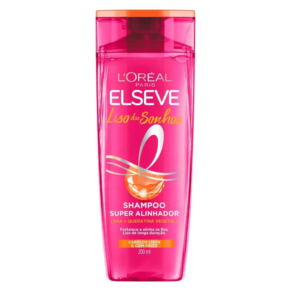 Shampoo Loreal Paris Elseve Liso Dos Sonhos 200ml