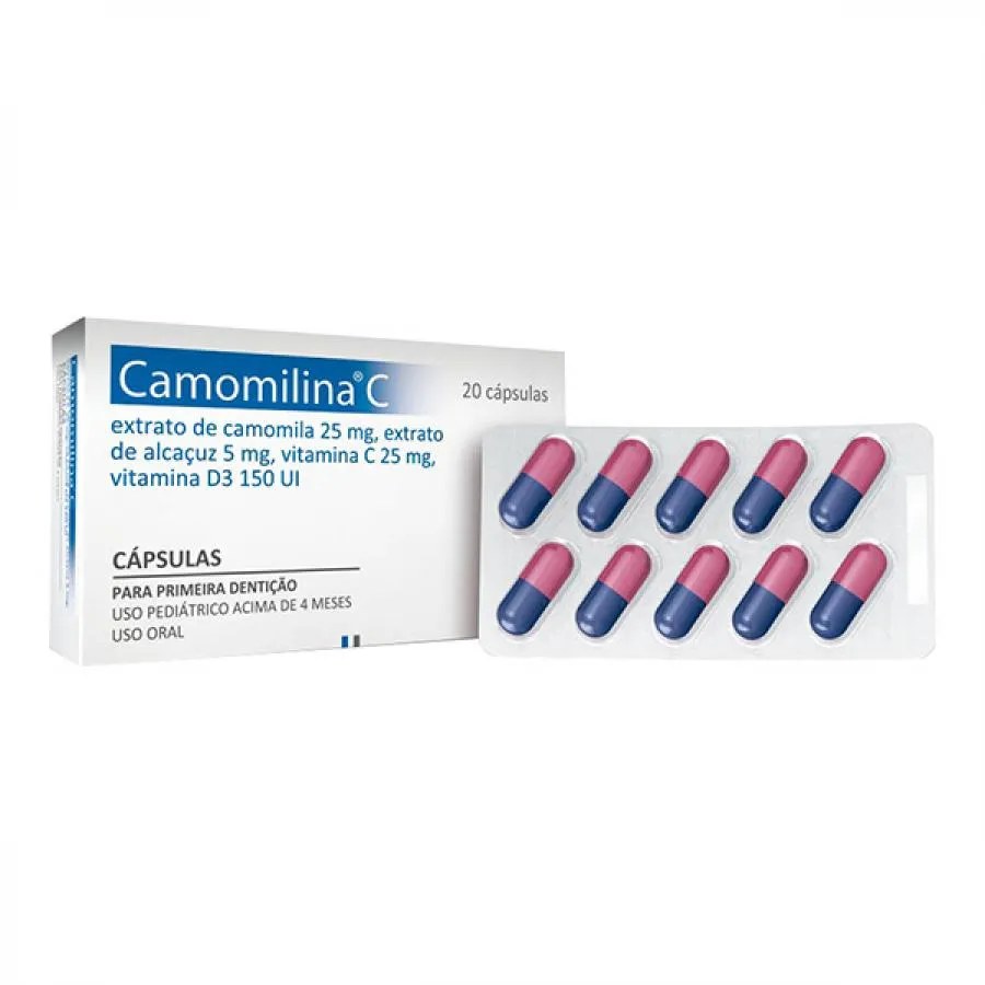Camomilina C Com 20 Cápsulas