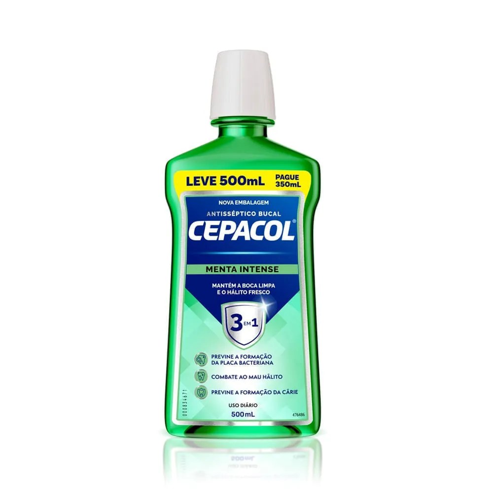 Enxaguante Bucal Cepacol Menta Intense 500ml