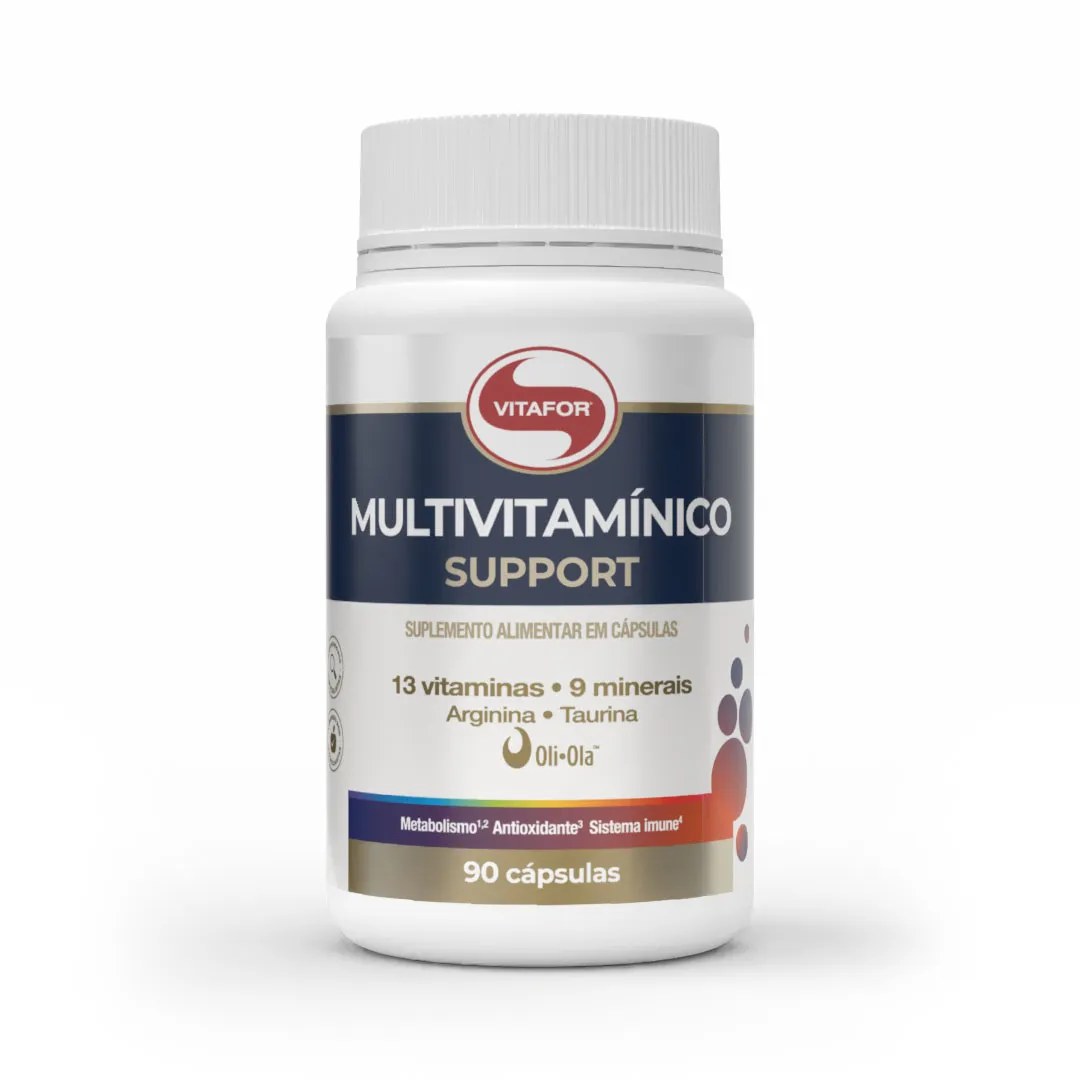 Vitafor Multivitaminico Support Com 90 Capsulas