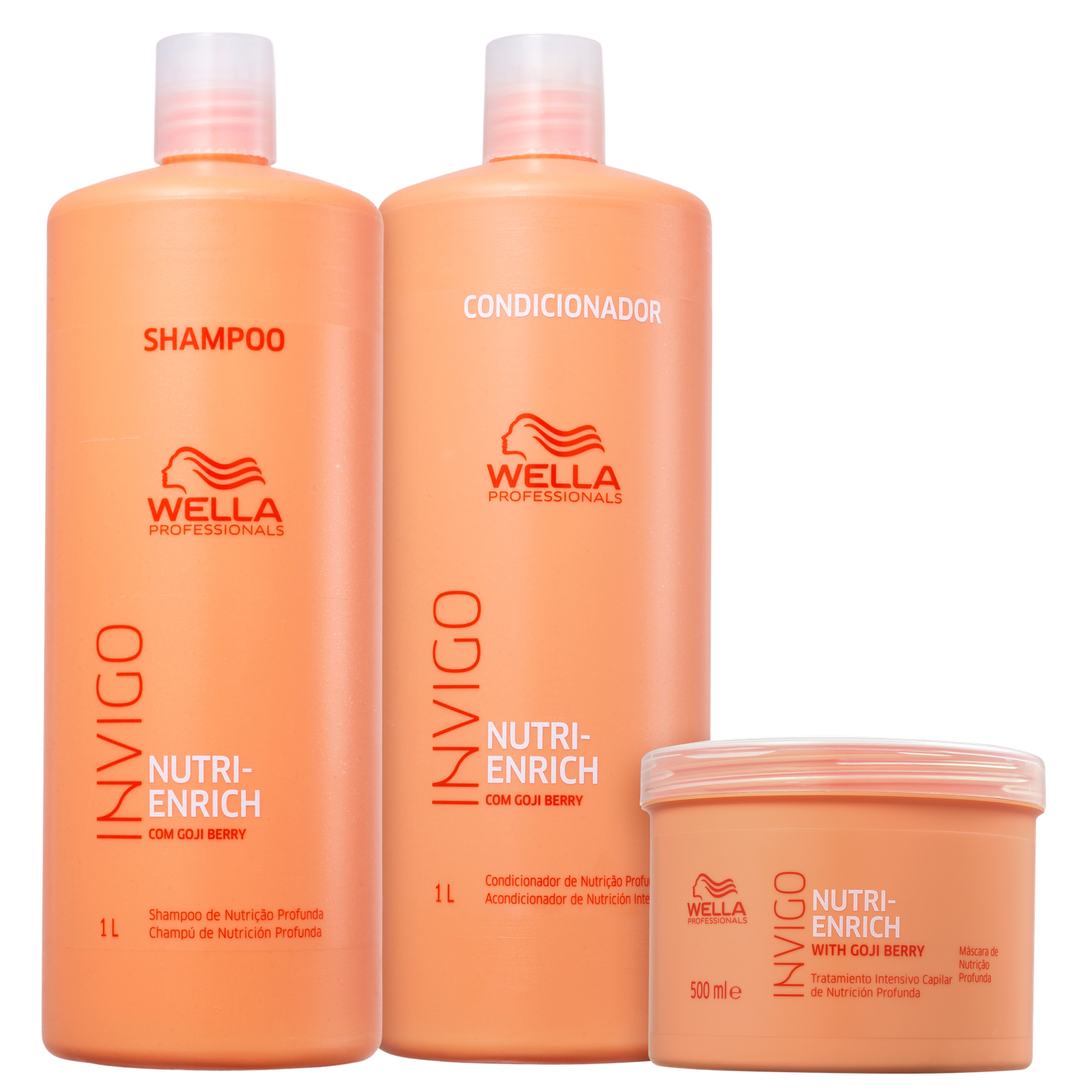Kit Wella Professionals Invigo Nutri Enrich Salon Trio 3 Produtos