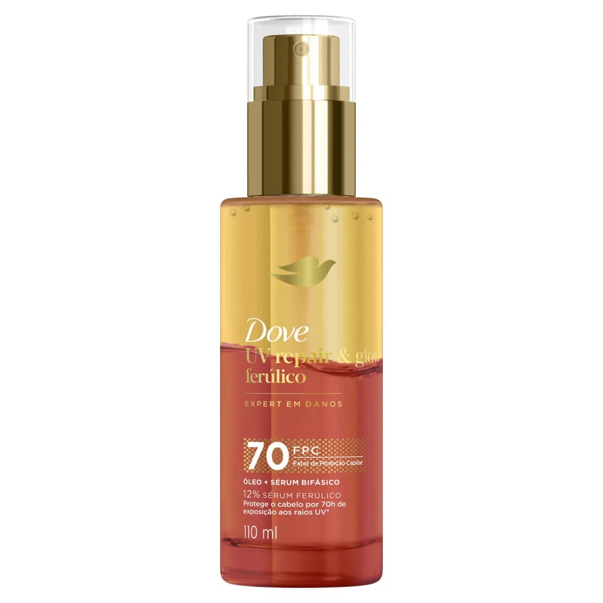 Óleo + Sérum Bifásico Dove Uv Repair Glow + Ferúlico 110ml