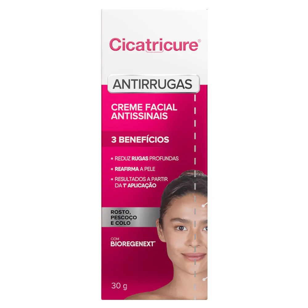 Creme Facial Antirrugas E Antissinais Cicatricure 30g
