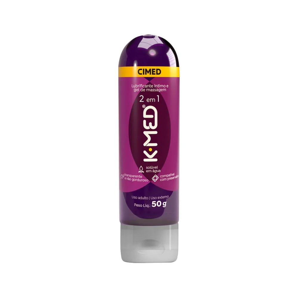 Lubrificante Intimo K-med Gel 2 Em 1 50gr