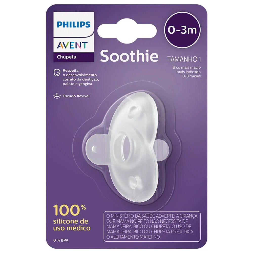 Chupeta Avent Soothie Com 1 Neutra 0-3 Meses
