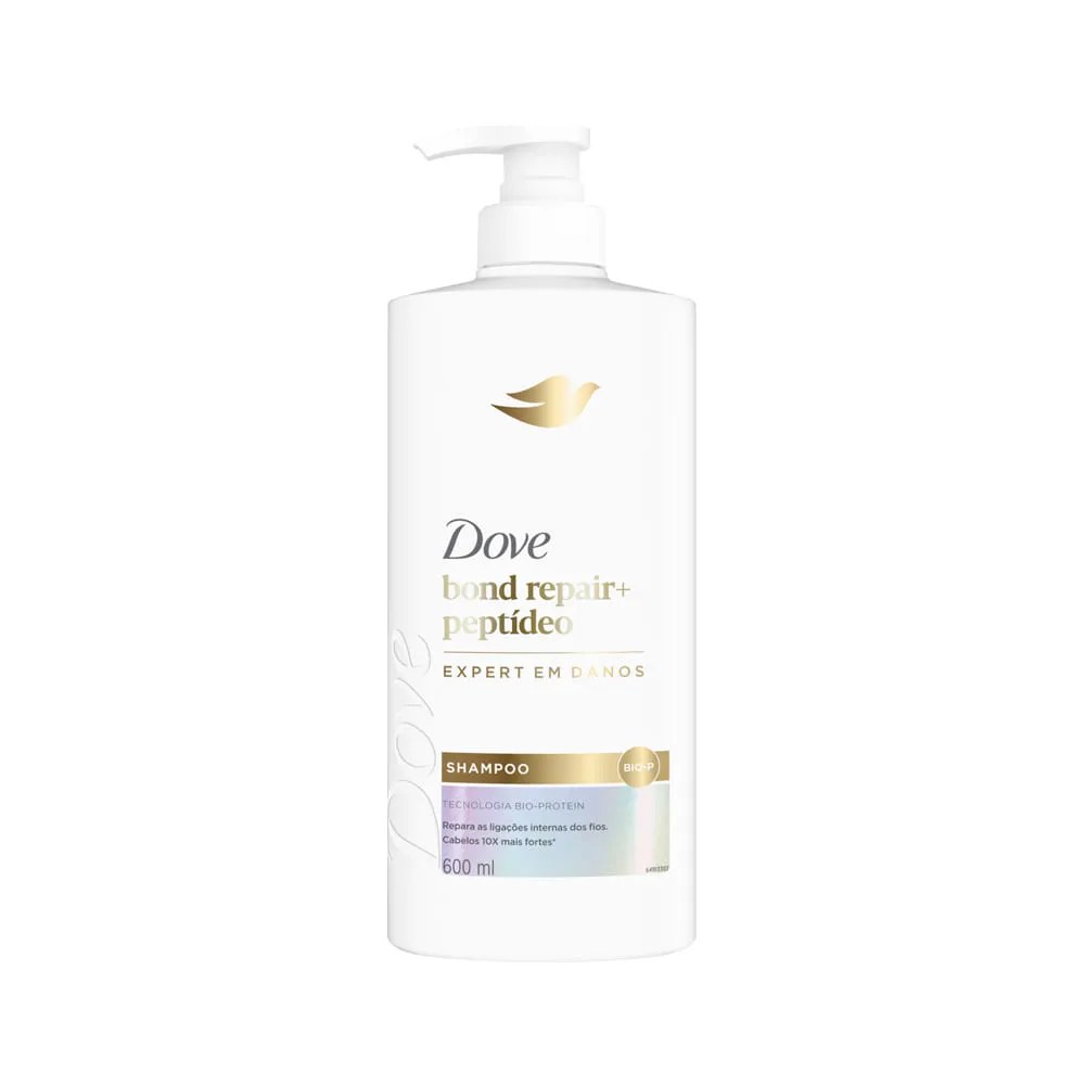 Shampoo Dove Bond Repair + Peptídeo Frasco 600ml Pump
