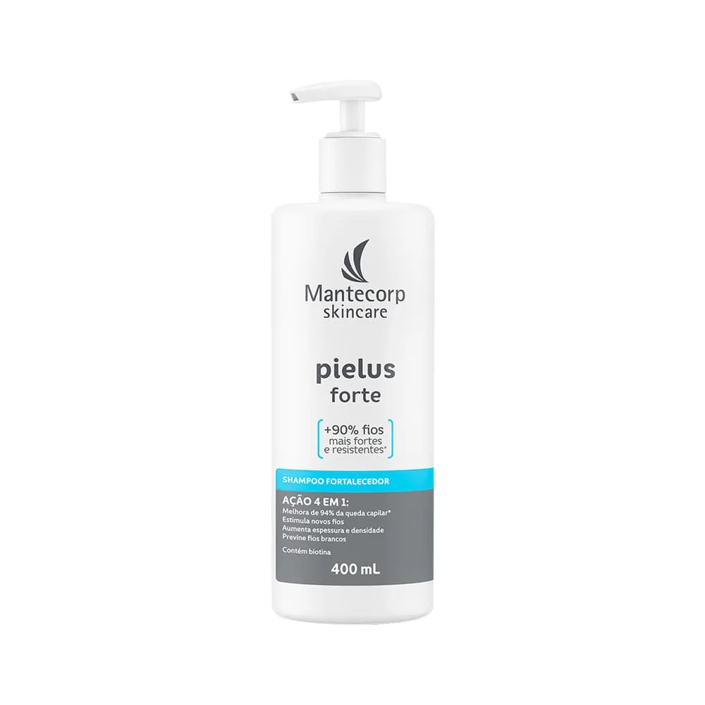 Shampoo Fortalecedor Pielus Forte 400ml Pump