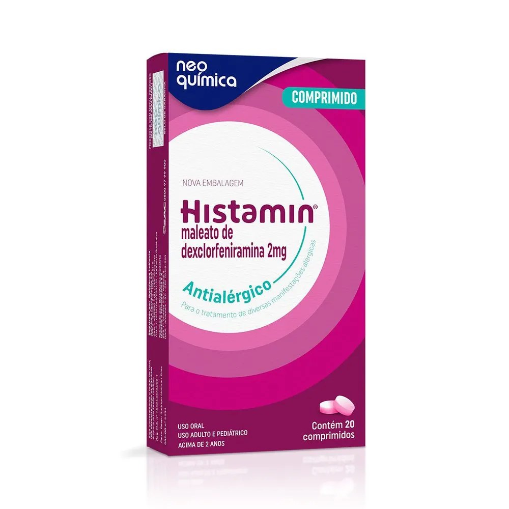 Antialérgico Histamin 20 Comprimidos