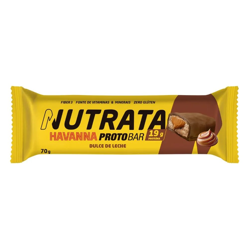 Barra De Proteína Nutrata Protobar Havanna Dulce De Leche 70g