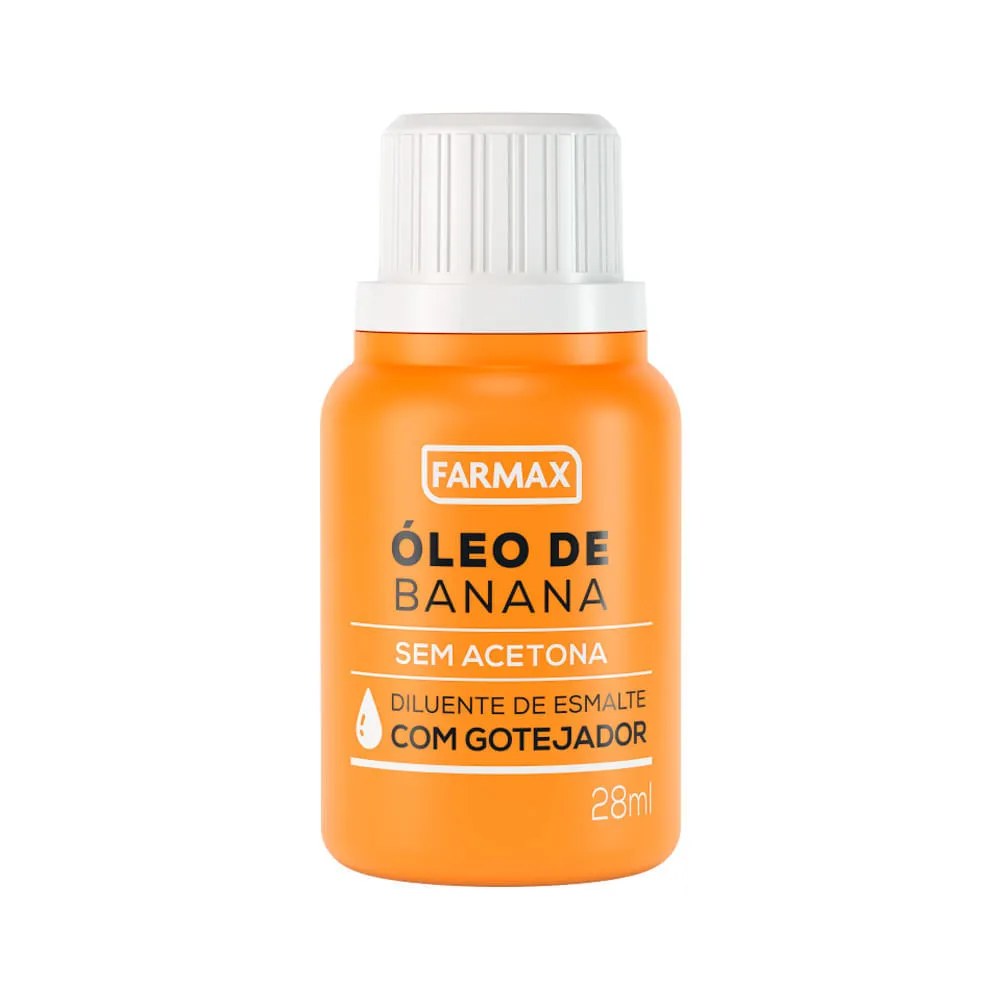 Oleo De Banana Farmax 28ml Sem Acetona